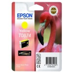<span>Мастило</span> Epson T0874 Yellow Ink Cartridge - Retail Pack (untagged) for Stylus Photo R1900 <span class='catalog-num-in-name'>C13T08744010</span> - 