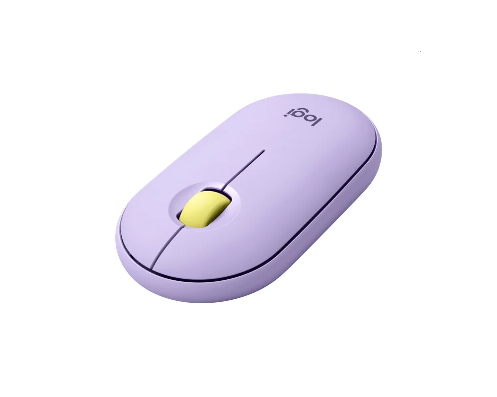 Мишка Logitech Pebble M350 Wireless Mouse - LAVENDER LEMONADE - EMEA-914 2