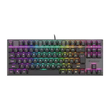  Genesis Mechanical Gaming Keyboard Thor 303 TKL RGB Backlight Red Switch US Layout Black 595905 NKG-1882 на топ цена - PIC.bg