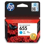 <span>Мастило</span> HP 655 Cyan Ink Cartridge <span class='catalog-num-in-name'>CZ110AE</span> - 