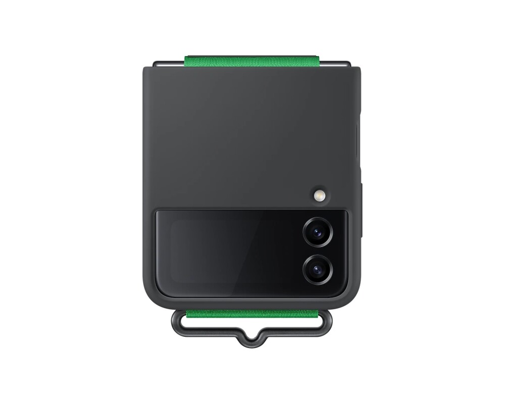 Калъф Samsung Flip4 Silicone Cover with Strap Black 6