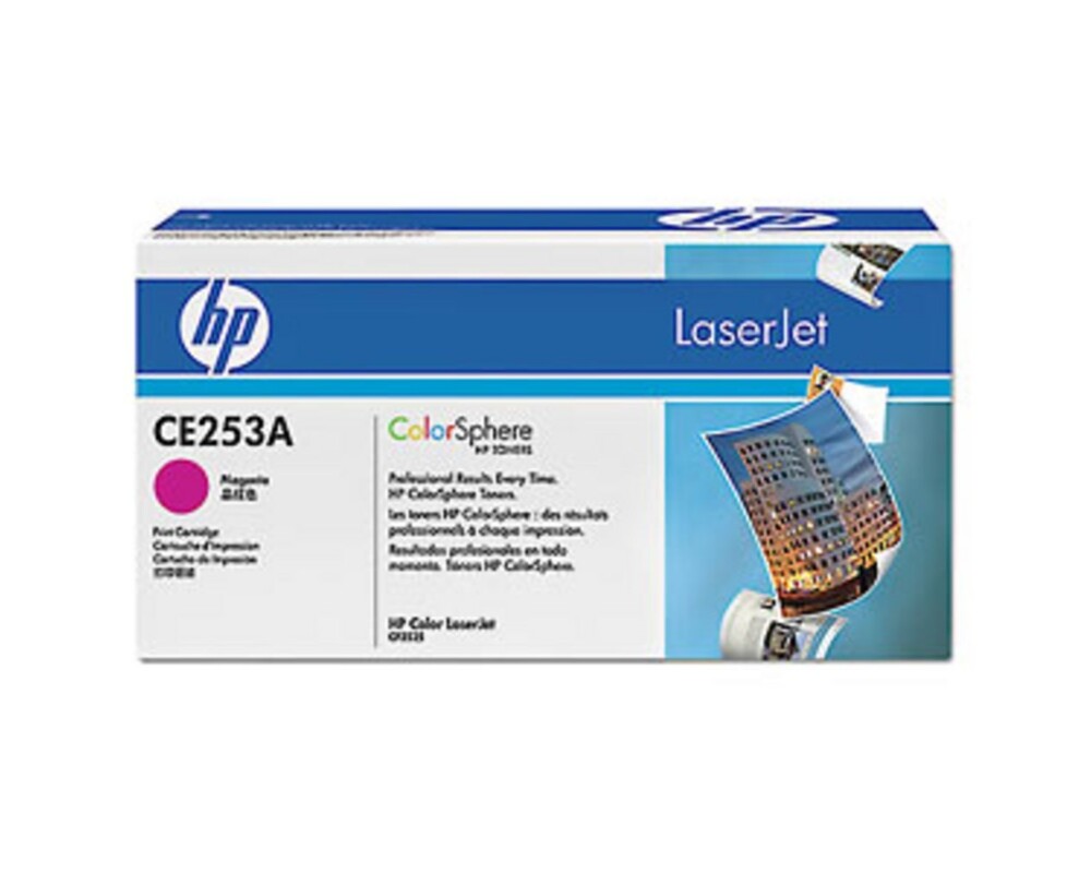 Тонер за принтер HP 504A original Colour LaserJet Toner cartridge CE253A magenta standard capacity 7.000 pages 1-pack ColorSphere 2