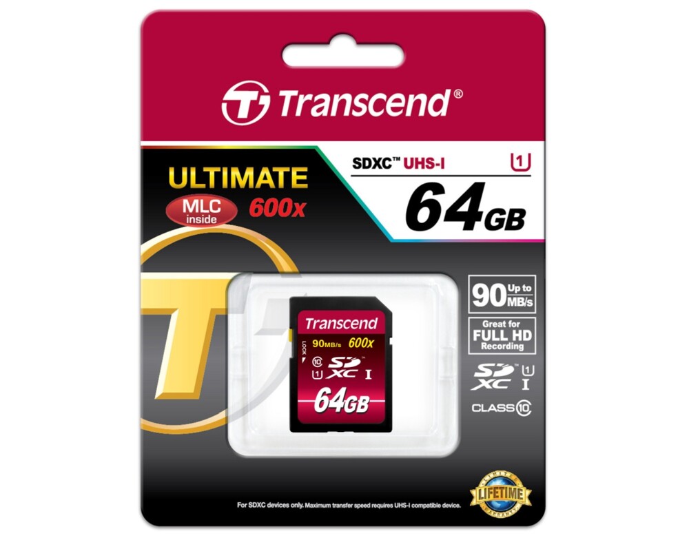 Флаш карта Transcend 64GB SDXC UHS-I (Class10) 4