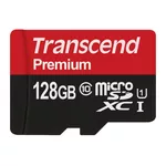 Флаш карта Transcend 128GB micro SDXC UHS-I Premium (with adapter 3