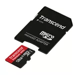 Флаш карта Transcend 128GB micro SDXC UHS-I Premium (with adapter 2