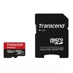 <span>Флаш карта</span> Transcend 128GB micro SDXC UHS-I Premium (with adapter <span class='catalog-num-in-name'>TS128GUSDU1</span> - 