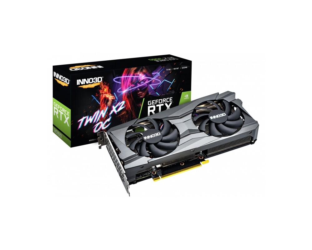 Видеокарта Inno3D GeForce RTX 3060 Twin X2 OC 8GB GDDR6 2