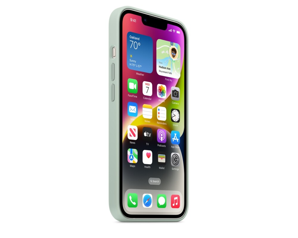 Калъф Apple iPhone 14 Silicone Case with MagSafe - Succulent 7