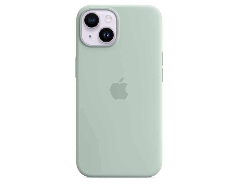 Калъф Apple iPhone 14 Silicone Case with MagSafe - Succulent 3