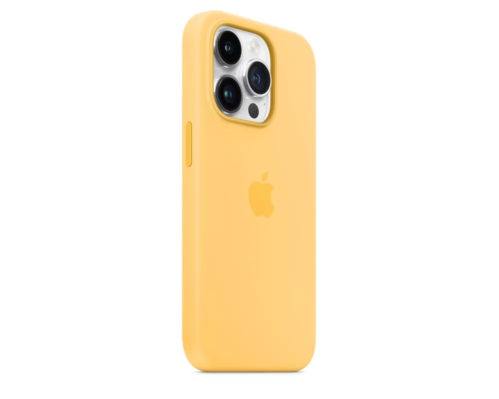 Калъф Apple iPhone 14 Pro Silicone Case with MagSafe - Sunglow 5