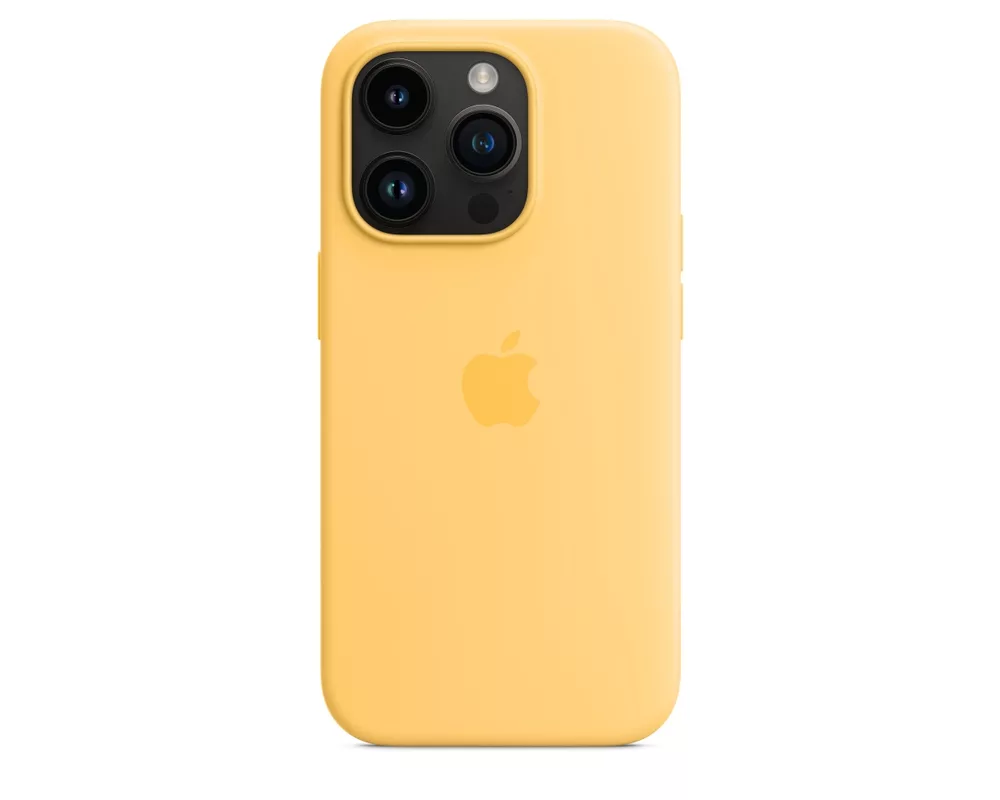 Калъф Apple iPhone 14 Pro Silicone Case with MagSafe - Sunglow 3