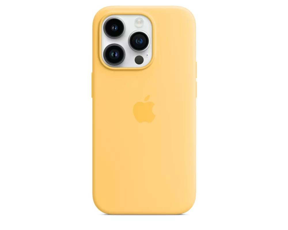 Калъф Apple iPhone 14 Pro Silicone Case with MagSafe - Sunglow 2
