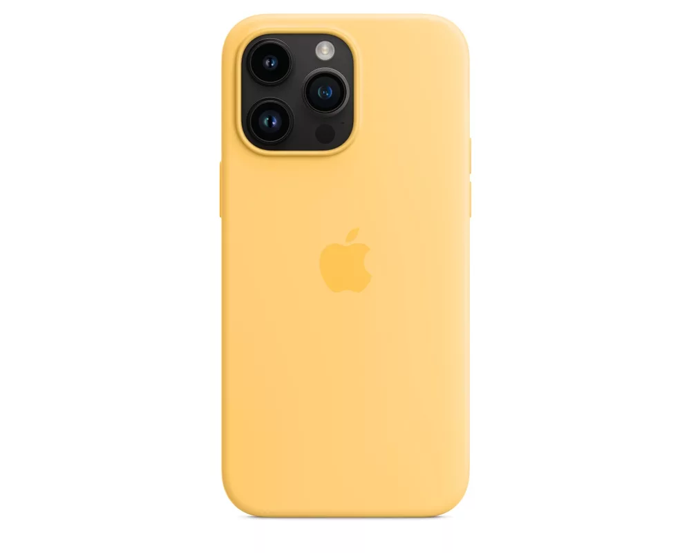 Калъф Apple iPhone 14 Pro Max Silicone Case with MagSafe - Sunglow 3