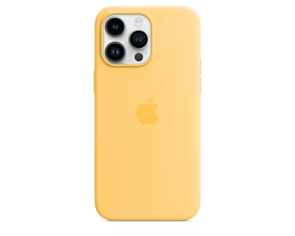 Калъф Apple iPhone 14 Pro Max Silicone Case with MagSafe - Sunglow 2