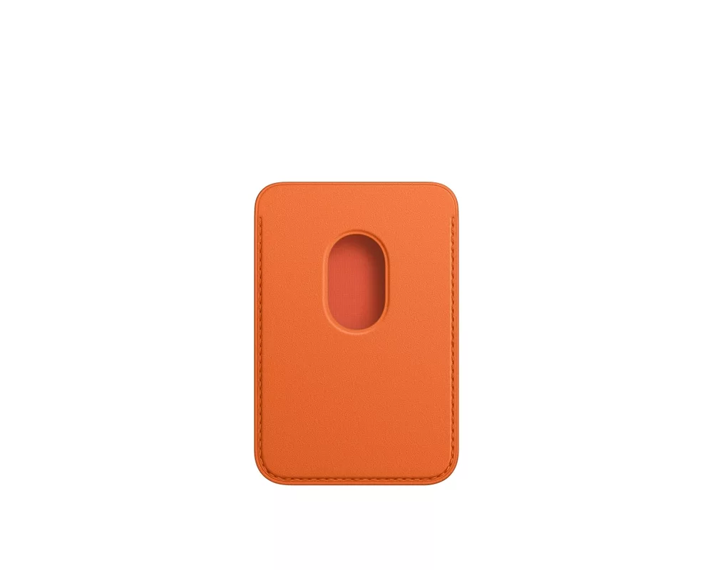 Калъф Apple iPhone Leather Wallet with MagSafe - Orange 2