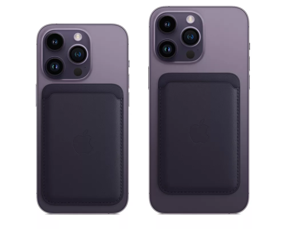 Калъф Apple iPhone Leather Wallet with MagSafe - Orange 5