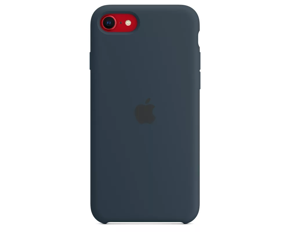 Калъф Apple iPhone SE3 Silicone Case - Abyss Blue 3