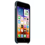 Калъф Apple iPhone SE3 Silicone Case - Abyss Blue 5