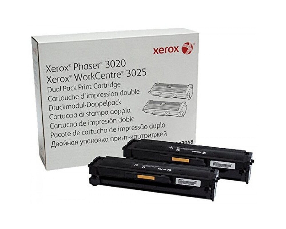 Тонер за принтер Xerox Phaser 3020 / WorkCentre 3025 Dual Pack Print Cartridge