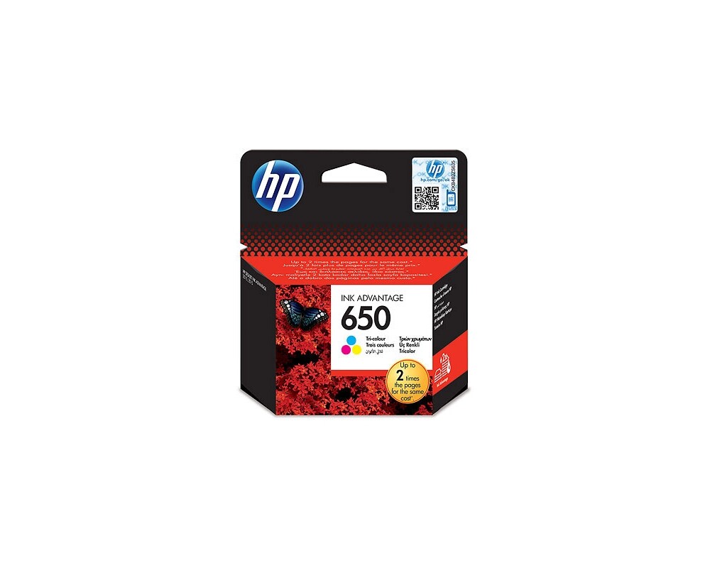 Мастило HP 650 original Ink cartridge CZ102AE BHK tri-colour standard capacity 200 pages 1-pack 2
