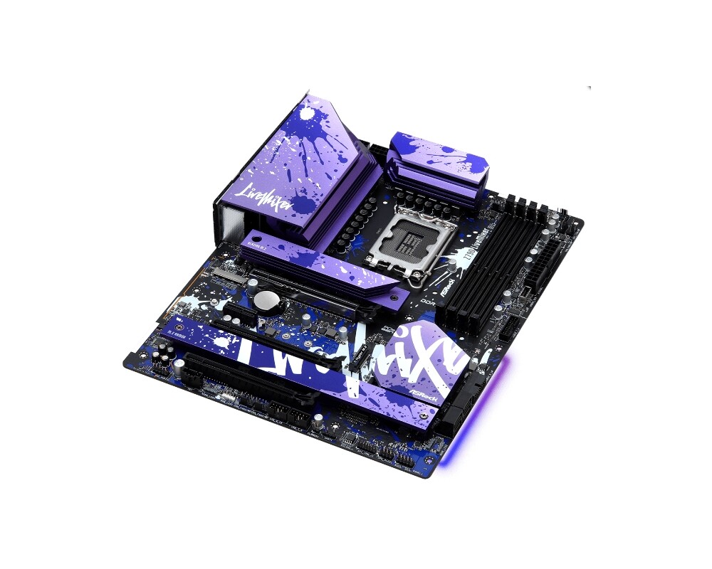 Дънна платка ASROCK Z790 LiveMixer, LGA 1700, DDR5, PCIe 5.0 Limited Edition 8