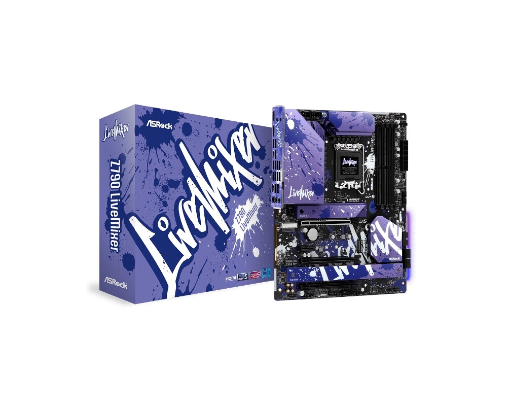 Дънна платка ASROCK Z790 LiveMixer, LGA 1700, DDR5, PCIe 5.0 Limited Edition 6