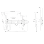 Стойка Neomounts Select Screen Wall Mount (tilt 10