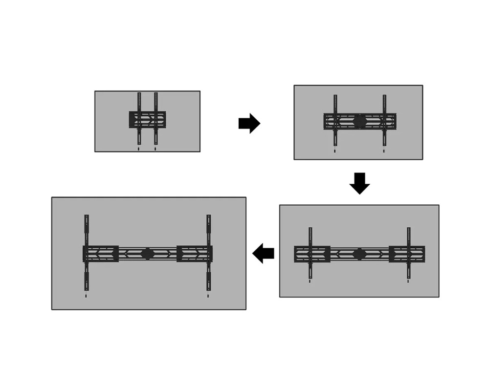 Стойка Neomounts Select Screen Wall Mount (fixed 6