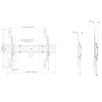 Стойка Neomounts Select Screen Wall Mount (fixed 10