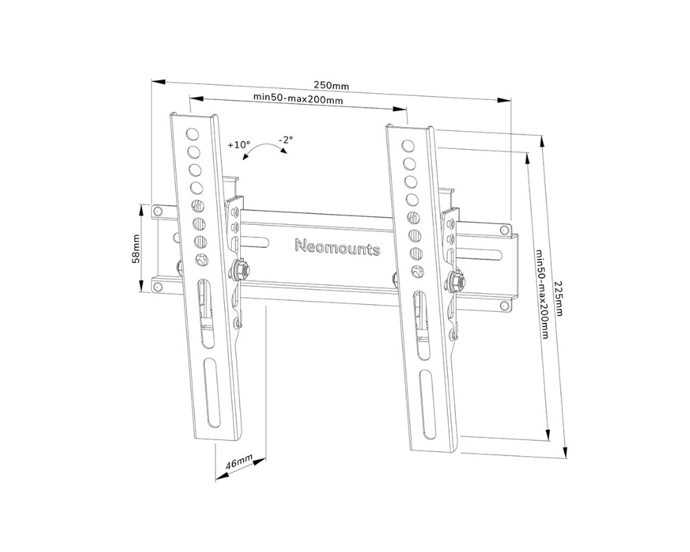 Стойка Neomounts Screen Wall Mount (tilt 8