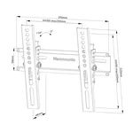 Стойка Neomounts Screen Wall Mount (tilt 8