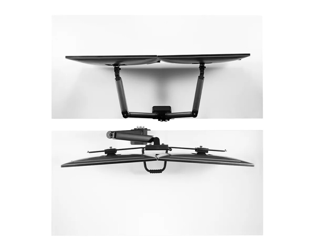 Стойка Neomounts Screen Desk Mount 2 screens (topfix clamp & grommet) for 2 Monitor Screens 8