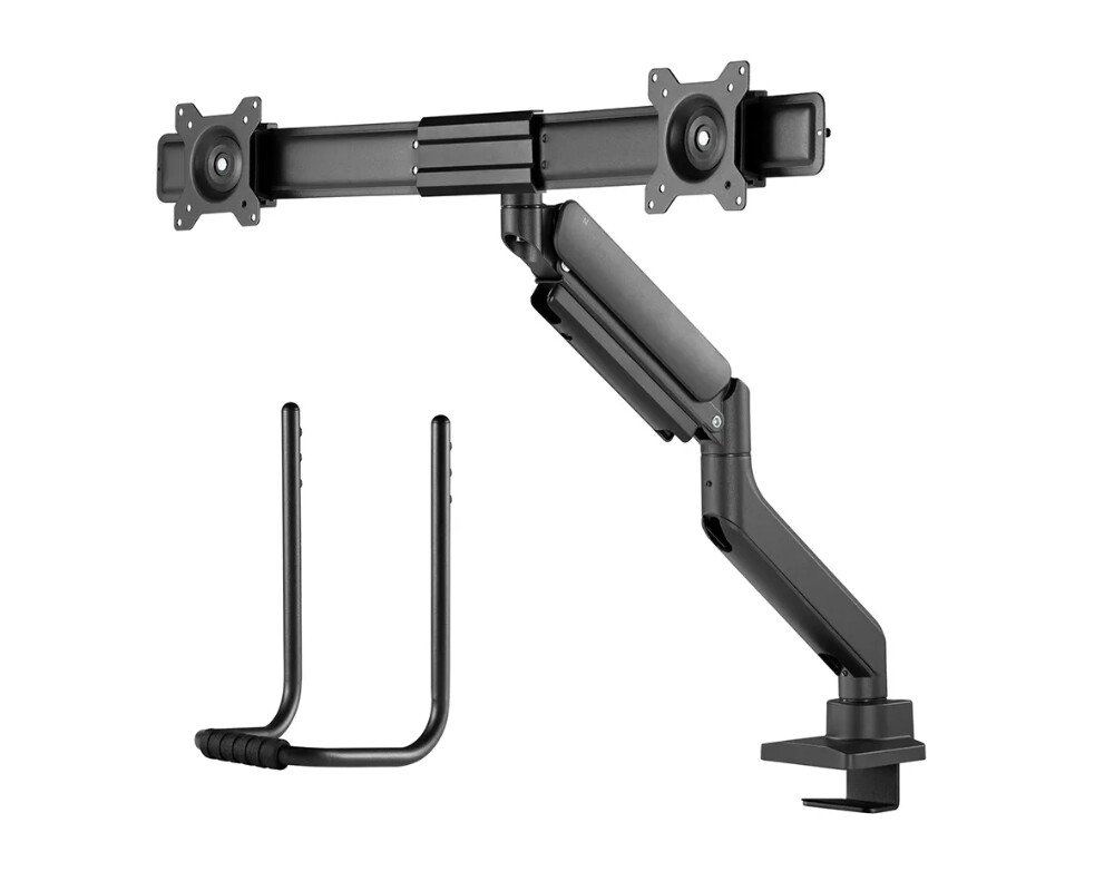 Стойка Neomounts Screen Desk Mount 2 screens (topfix clamp & grommet) for 2 Monitor Screens 7