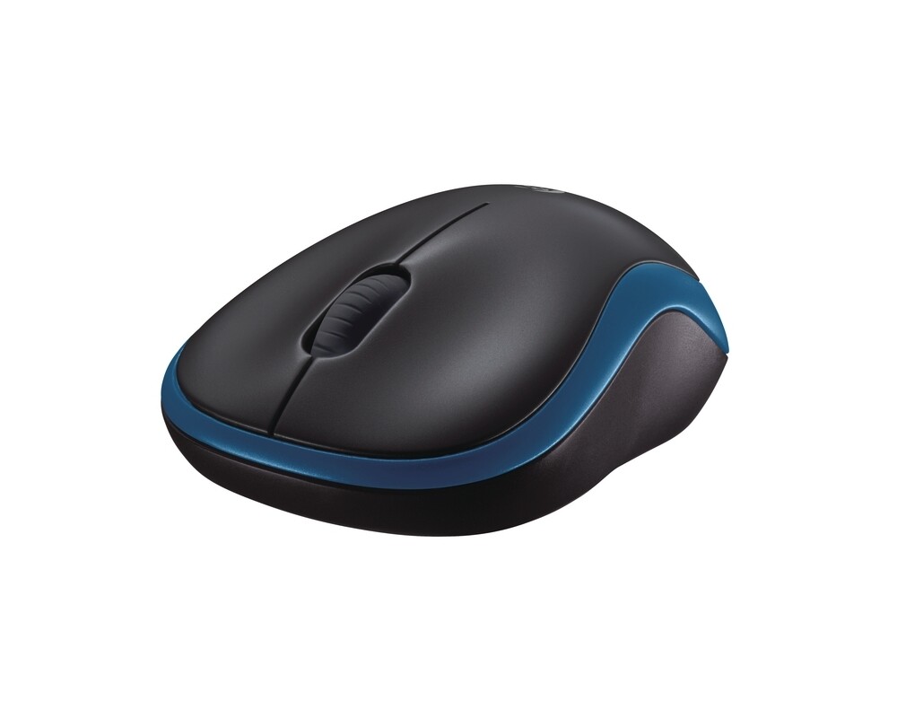 Мишка LOGITECH M185 WL/NB/BLACK+BLUE 12