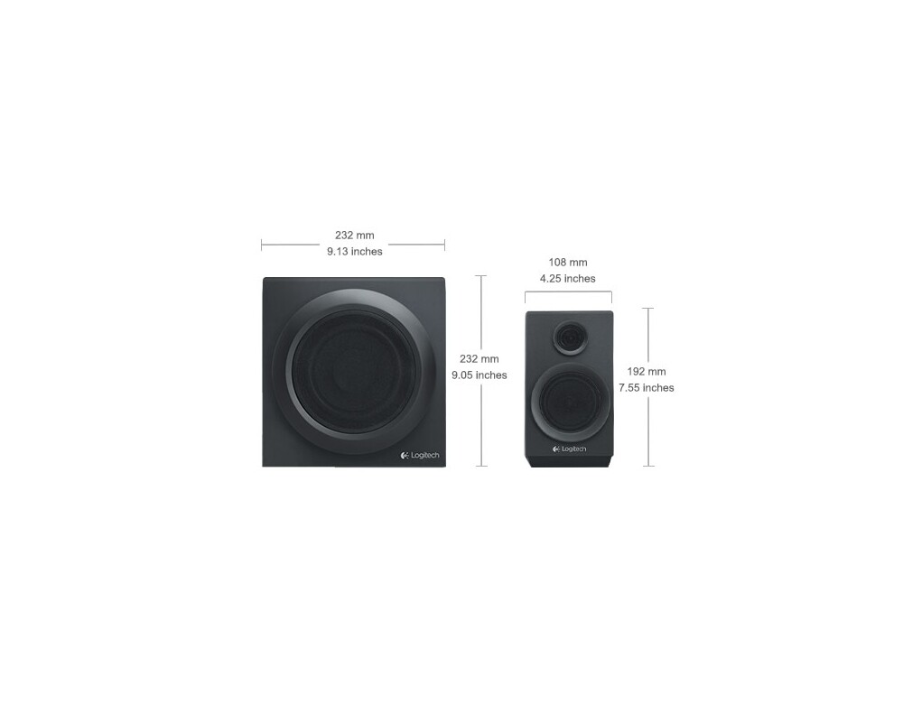 Тонколони LOGITECH Z333 SPEAKER 2.1 40W 8