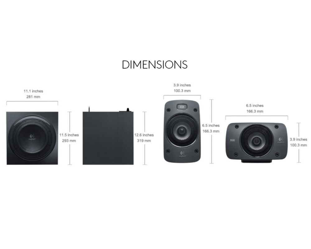 Тонколони Logitech Z906 SPEAKER 5.1 500W 17
