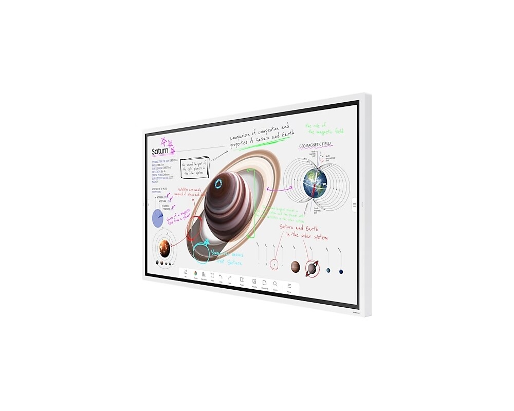 Интерактивен дисплей SAMSUNG Flip Pro Digital Flipboard 65inch 4K IR Touch HDMI USB LAN WiFi WPA2 Enterprise Bluetooth Tizen 6.5 SoC 2x10W 400x400 18