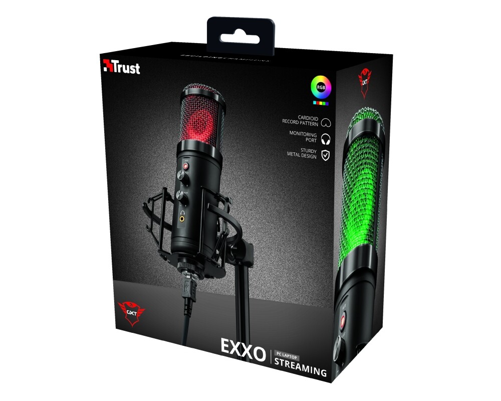 Микрофон TRUST GXT 256 Exxo Streaming Microphone 8