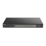 <span>Switch (Комутатор)</span> D-Link 24-port PoE Gigabit Managed Switch + 4 Combo 1000BaseT/SFP <span class='catalog-num-in-name'>DGS-2000-28P</span> - 
