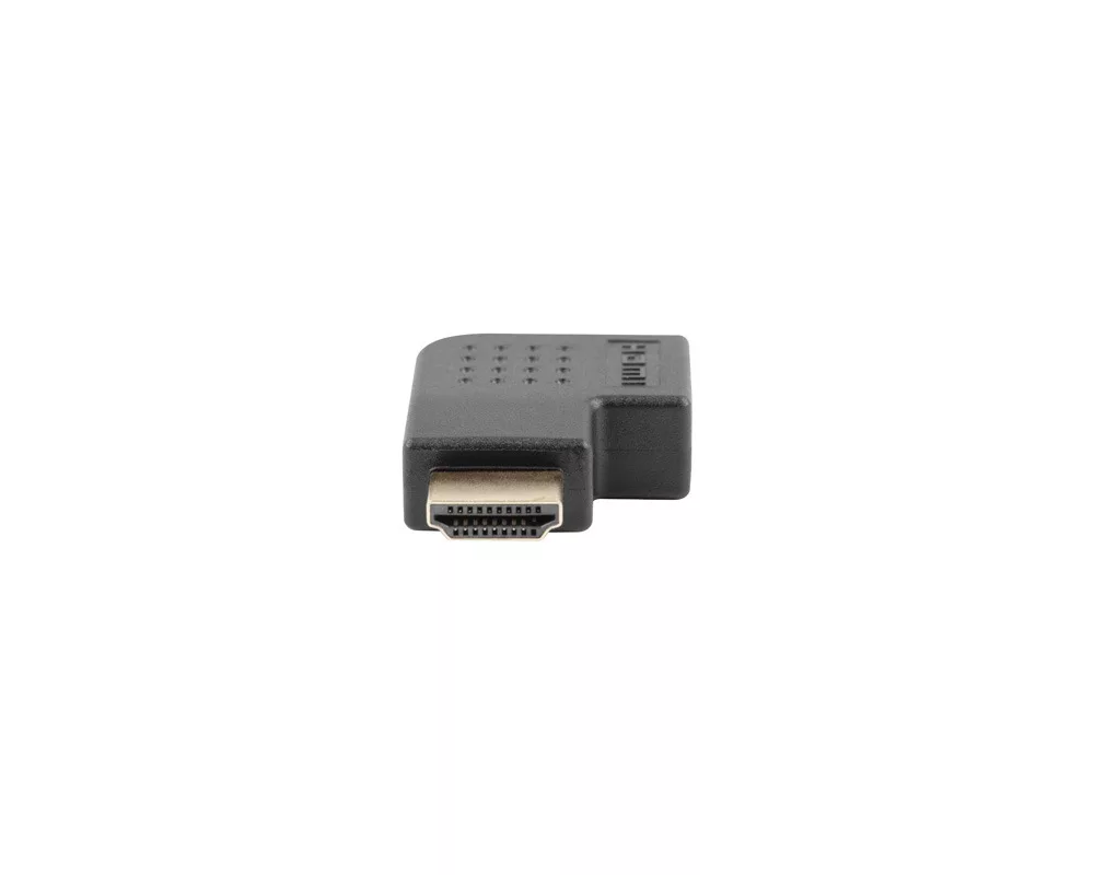 Адаптери Lanberg Adater HDMI(M)->HDMI(F) Adater Angled Left Black 2