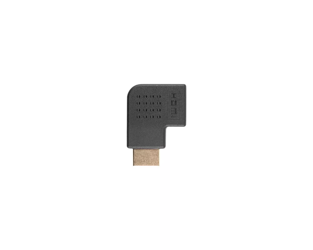 Адаптери Lanberg Adater HDMI(M)->HDMI(F) Adater Angled Left Black 3