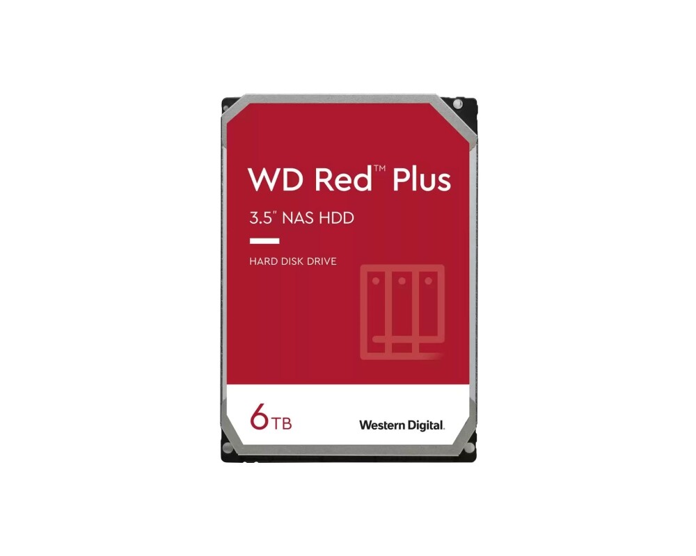 Твърд диск WD Red Plus 6TB SATA 6Gb 3