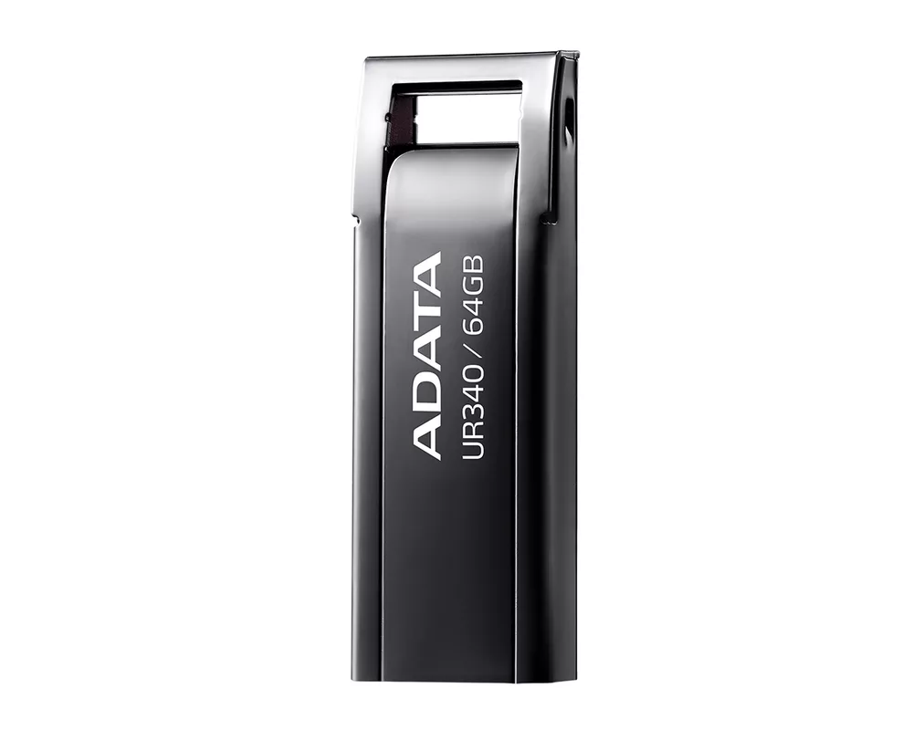 Флаш памет 64GB USB UR340 ADATA BLACK 4