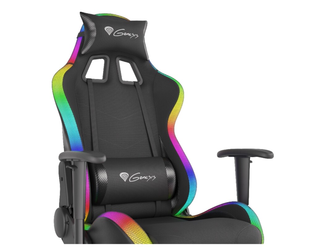 Геймърски стол Genesis Gaming Chair Trit 500 RGB Black_ Powerbank Trevi Copact 5000MAh 2xUSB A + 1xUSB C Black 5