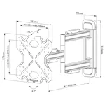 Стойка Neomounts Select Screen Wall Mount (full motion 10