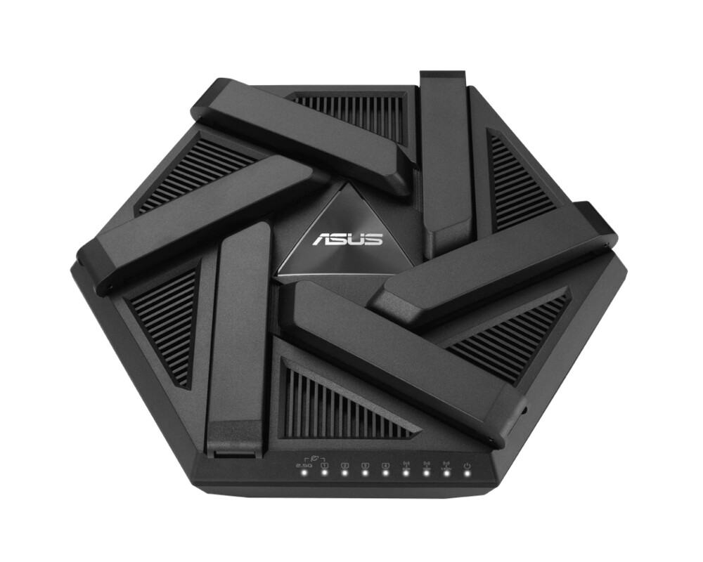Рутер ASUS RT-AXE7800 Tri-Band WiFi 6E Router 6GHz Band Safe Browsing AiProtection Pro 2.5G Port Link Aggregation 6