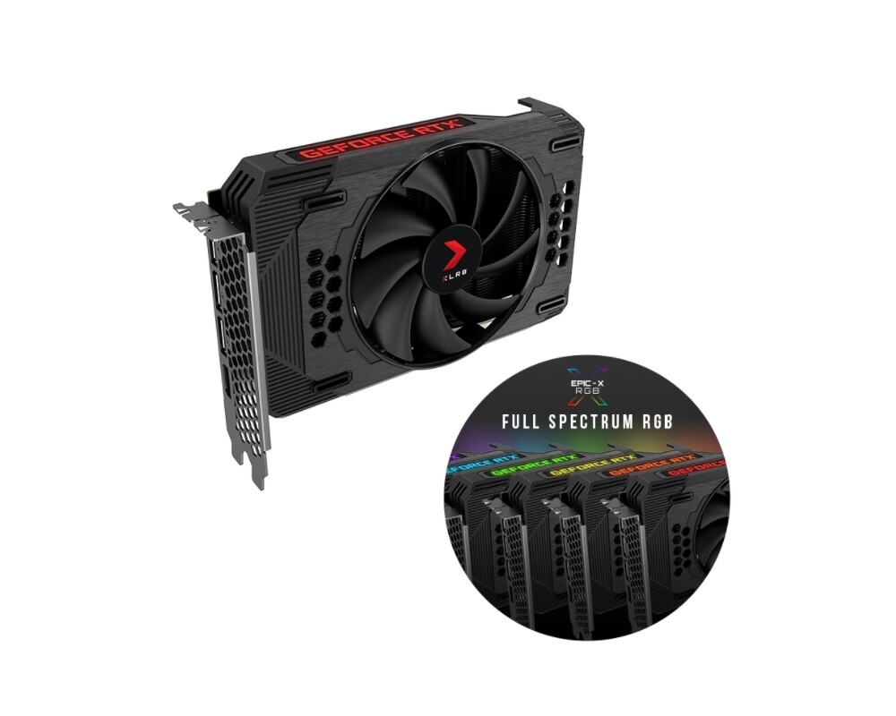 Видеокарта PNY GeForce RTX 3060 XLR8 Gaming REVEL EPIC-X RGB Single Fan Edition 2