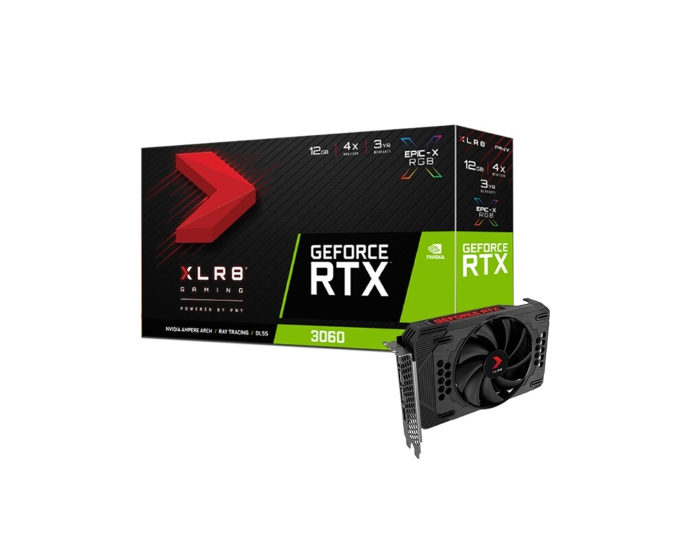 Видеокарта PNY GeForce RTX 3060 XLR8 Gaming REVEL EPIC-X RGB Single Fan Edition 5