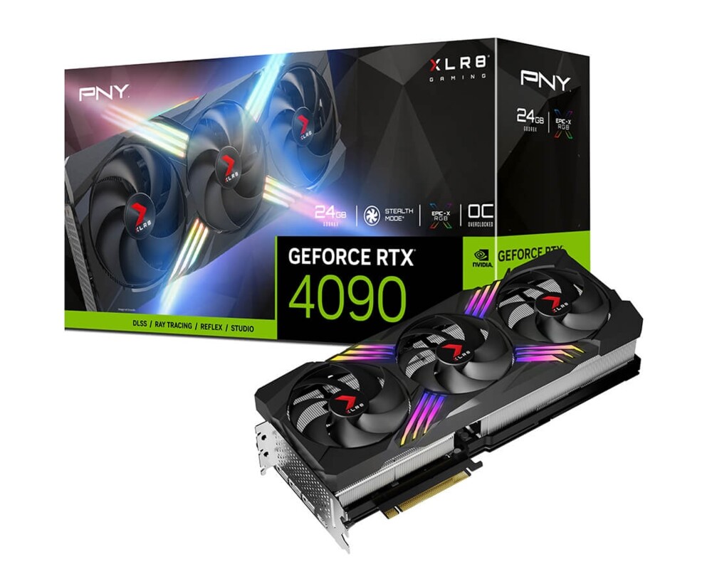 Видеокарта PNY GeForce RTX 4090 24GB OC XLR8 Gaming Verto EPIC-X RGB TF 2