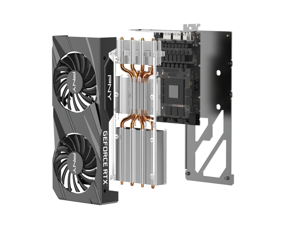 Видеокарта PNY GeForce RTX 3060 12GB VERTO Dual Fan 8